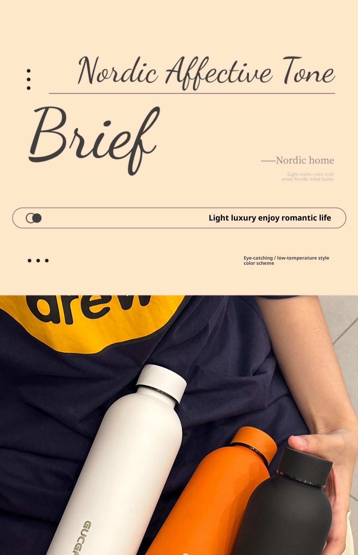 001 Cross-Border American Double-Layer Stainless Steel Portable Sports Water Small Bottle Narrow Mouth Insulated Cup_voghion.com