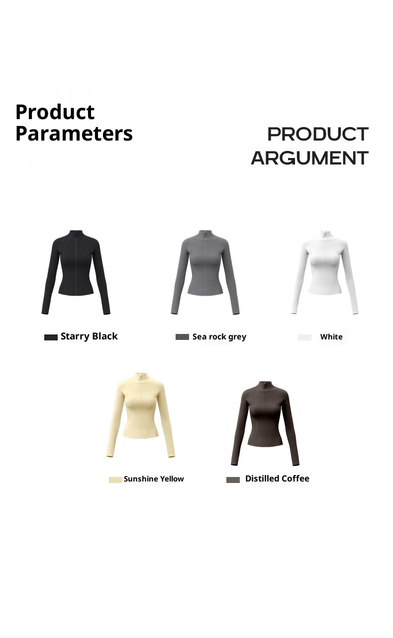 ActiveGo ActiveGo Abbigliamento solare per donna, estate, sport all'aria aperta, protezione UV, giacca aderente con colletto alla coreana_voghion.com