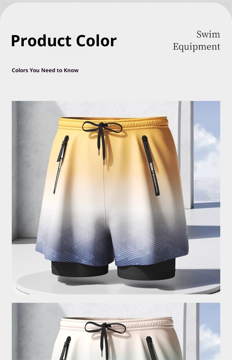 001 Herren-Badehose gegen Peinlichkeiten 2024 Neue Erwachsenen-Badehose in Übergröße, schnelltrocknend, Komplettset für Thermalbäder_voghion.com