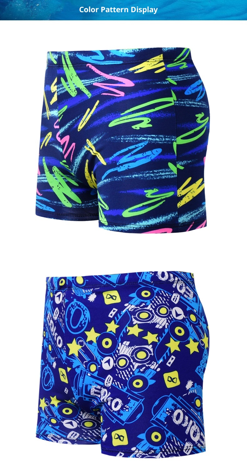 001 Adult Men's Multi-Color Options Hot Spring Bathing Boxer Shorts Comfortable Non-Tight Tie Safety Anti-Embarrassment Swim_voghion.com