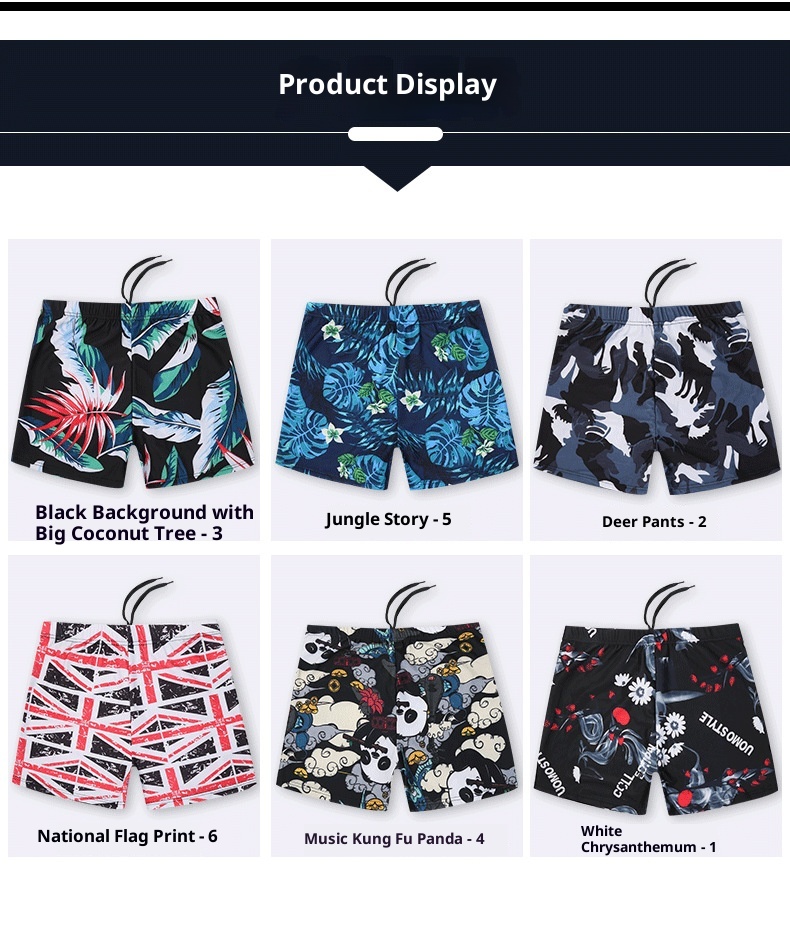 001 Uomo Produttore All'ingrosso Adulto Grande Taglia Largo Traspirante Spiaggia Vacanza Anti-Imbarazzo Sorgente Termale Nuoto_voghion.com