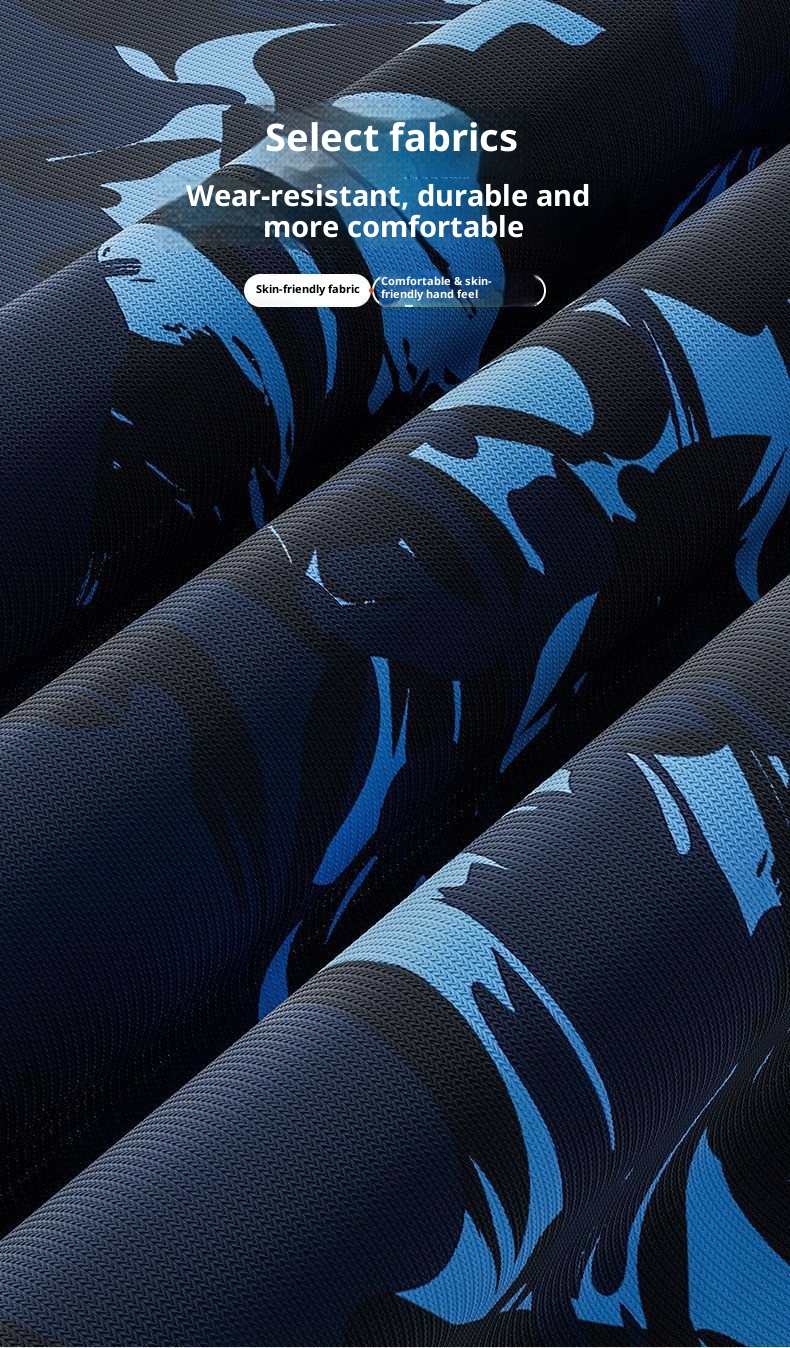 Maillot de bain une pièce double couche pour homme, style boxer, cinq points, anti-gêne, équipement de natation professionnel pour adultes._voghion.com