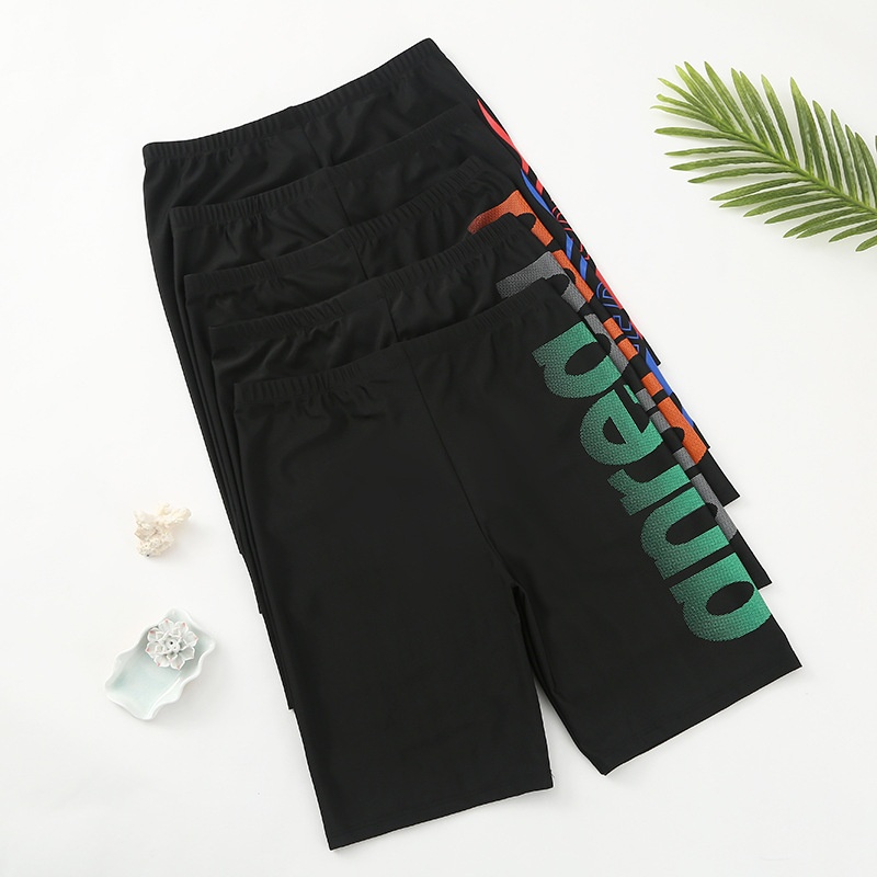 001 Men's Adult Quick-Dry Five-Point Swim Loose Plus Size Anti-Embarrassment Beach Hot Spring Swimming Trunks Manufacturer_voghion.com