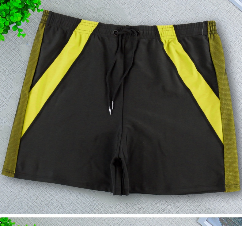 001 Plus Size Boxer Badehose für Erwachsene, schnelltrocknend, atmungsaktiv und bequem, Herren-Badehose für heiße Quellen_voghion.com