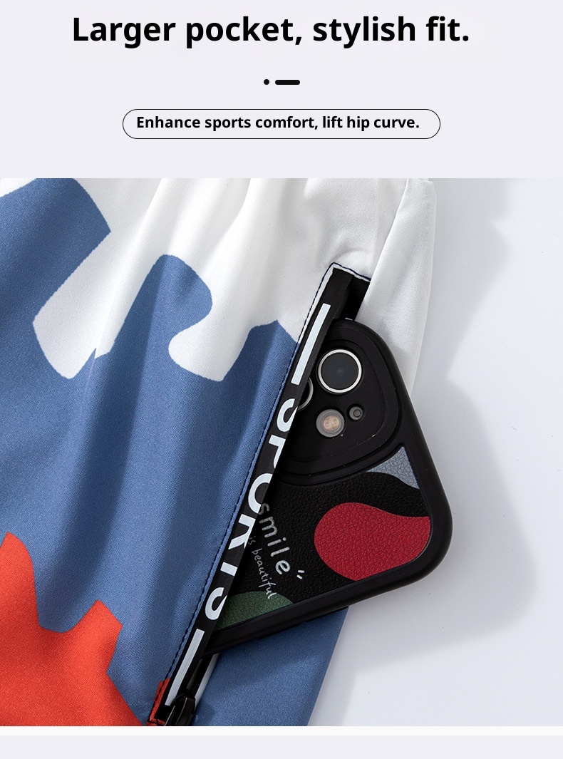 001 Men's Swim Trunks Anti-Embarrassment New Professional Boxer Five-Point Swimsuit Set Beach Adult Swimming Gear_voghion.com