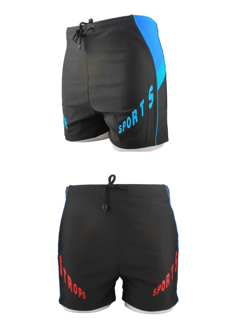 001 Sportliche Badehose mit Print, schnelltrocknend, locker, atmungsaktiv, hoher Bund, Badeshorts für Erwachsene, Sommer, neue Herren-Bademode_voghion.com