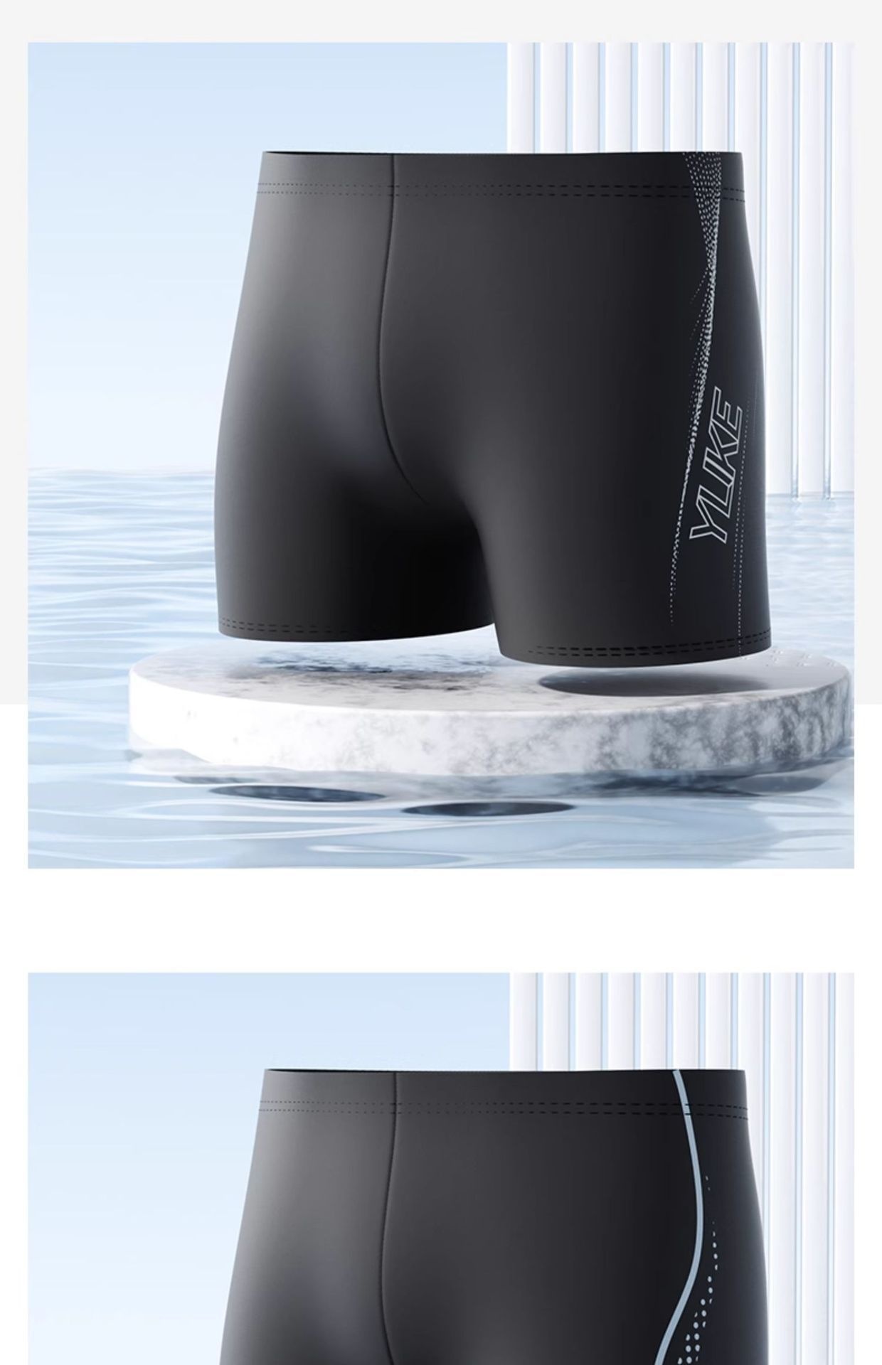 001 Badehose für Herren und Erwachsene (2025) – Neues Modell für Jugendliche – Professionelle Trainings-Schwimmbekleidung für Jungen – Komplettes Set_voghion.com