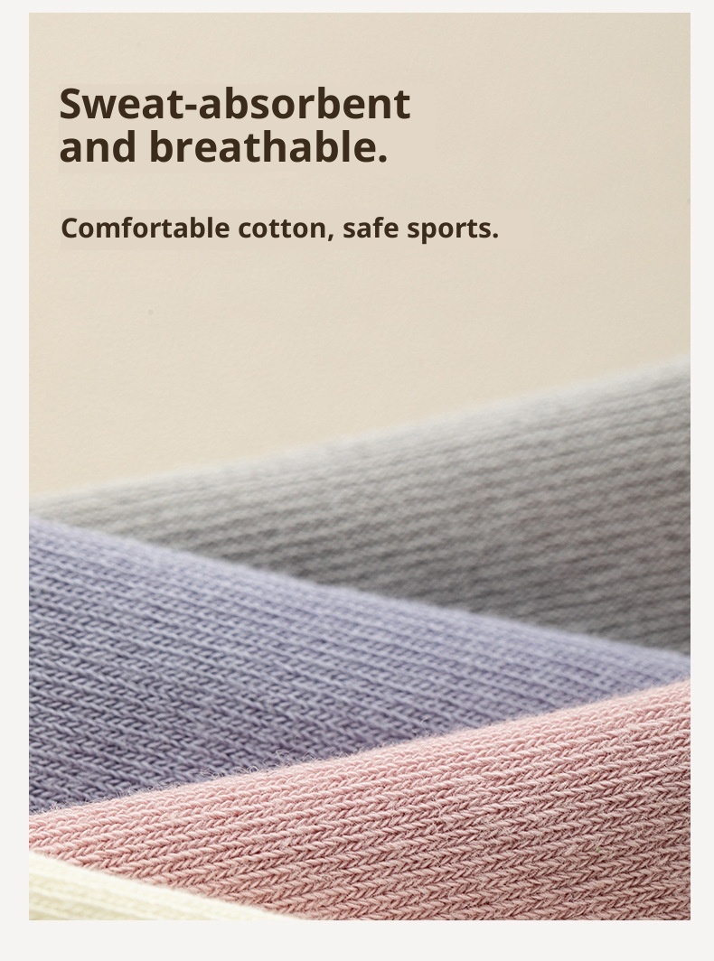 001 Women's Summer Thin Full Sole Non-Slip Shock Absorption Silicone Sports Yoga Double Loop Design Seamless Mid-Calf Socks_voghion.com