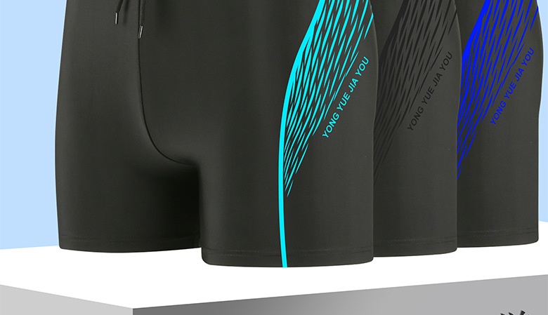 001 6902 Adult Swimming Trunks Swim Yue Jia You Manufacturer Wholesale Beach Hot Spring Polyester Smooth Material Men's_voghion.com