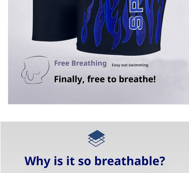 001 Men's Adult Quick-Dry Loose Swimwear Plus Size Boxer With Swim Cap Set Vacation Swimming Trunks_voghion.com