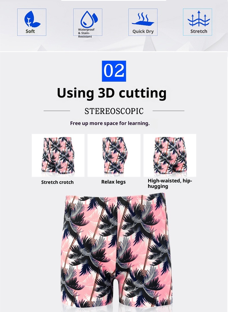001 Anti-Peinlichkeits-Badehose, Boxershorts, bedruckt, Herren-Badehose, Kokosnuss-Tr, Badehose für Erwachsene, Fabrikdirektverkauf_voghion.com