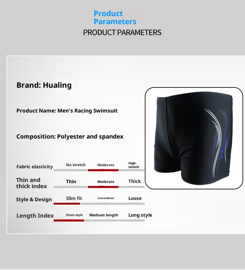 001 Yiwu Factory, boxer da uomo per adulti, vestibilità slim, alla moda, in nylon, ad asciugatura rapida, produttore, in magazzino all'ingrosso_voghion.com