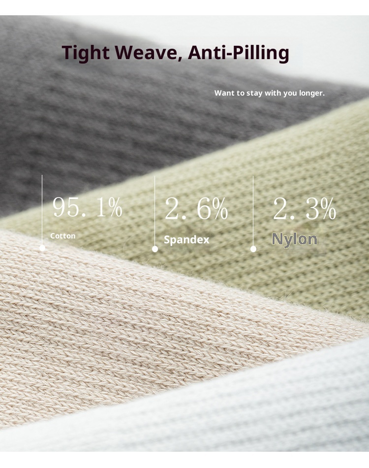 Chaussettes de sport professionnelles en pur coton, mi-mollet, pour femmes, idéales pour le yoga, l'automne et l'hiver. 001 Yoga, mi-mollet, fitness, danse, pilates, antidérapantes._voghion.com