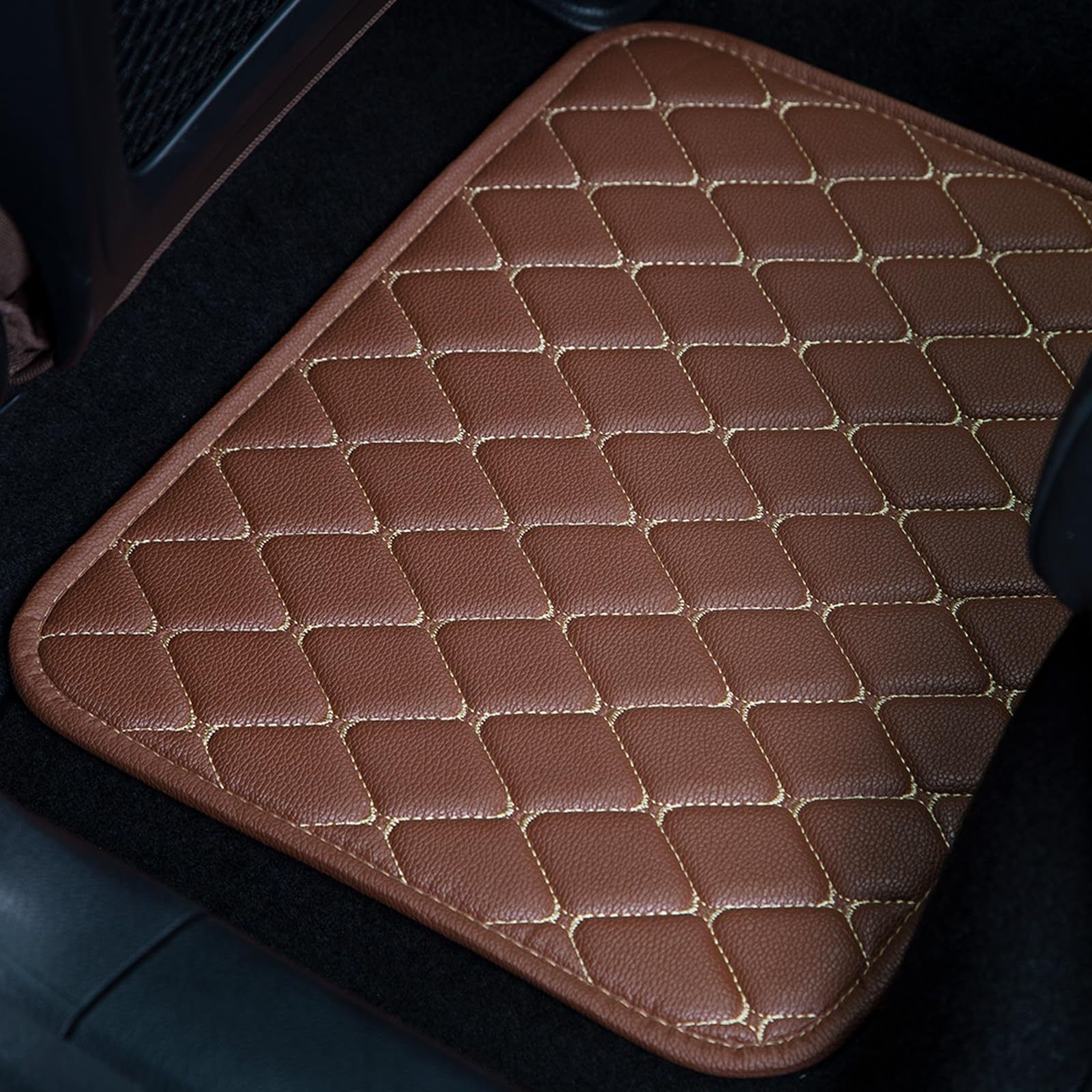 Small Deng Small Deng Cross-border Universal Car Floor Mats Waterproof Dirt-resistant Non-slip Quilted_voghion.com