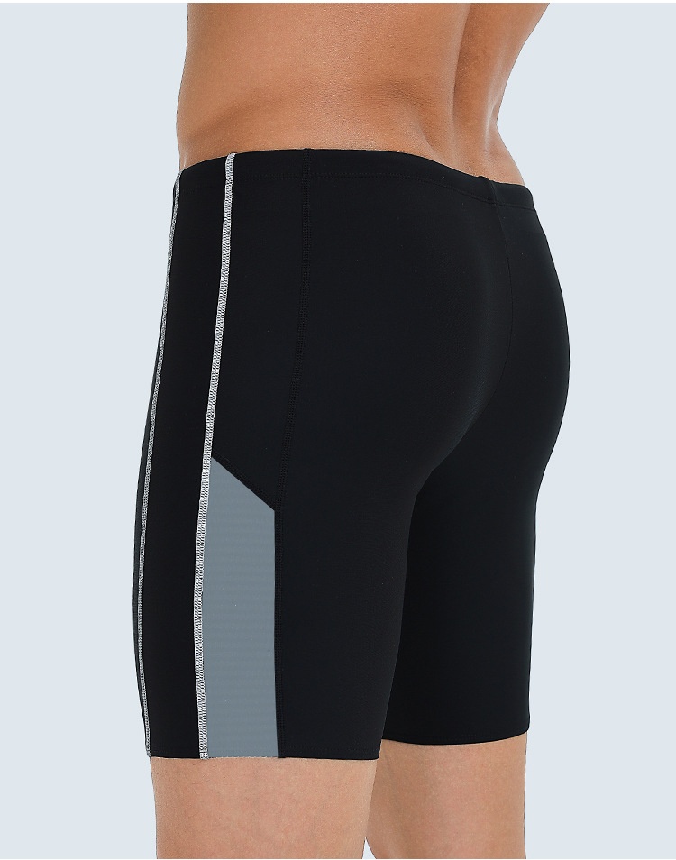 001 Momasong Trunks Professionelle Trainings-Badeshorts für Herren mit Fünf-Punkt-Ausrüstung, schnelltrocknend_voghion.com