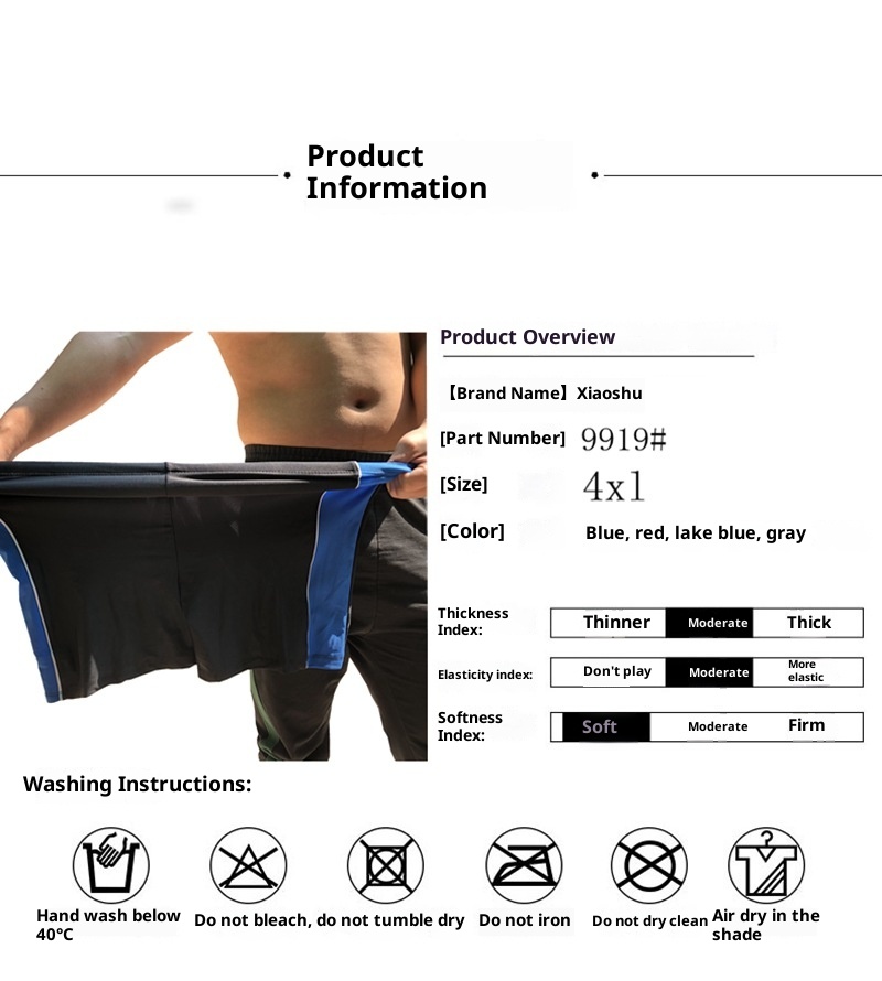 001 Große Badehosen für heiße Quellen im Großhandel, personalisierte Badehosen für Herren in Übergröße, Boxershorts-Stil, Größe 150 kg_voghion.com