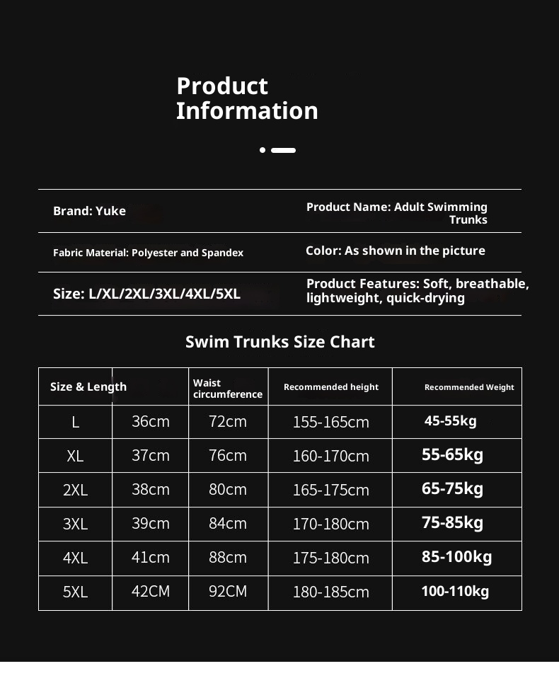 001 Men's Double Layer Boxer Loose Adult Quick Dry Anti-Embarrassment Trunks Beach Pants Hot Spring Swimming Wear Wholesale_voghion.com