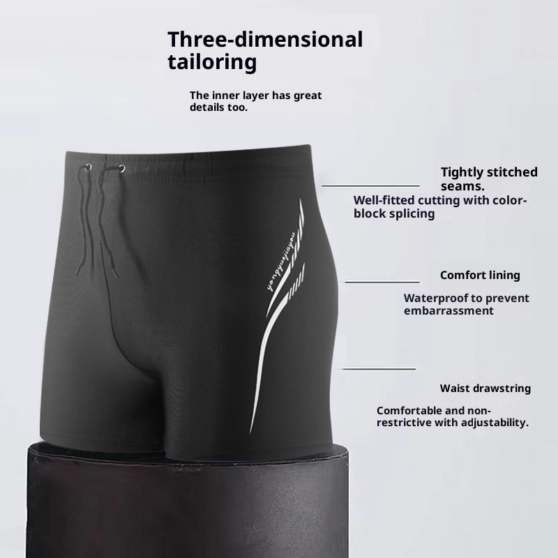 001 Boxershorts für Erwachsene – Anti-Peinlichkeiten – Neue Herren-Badehose in Übergröße, schnelltrocknend_voghion.com