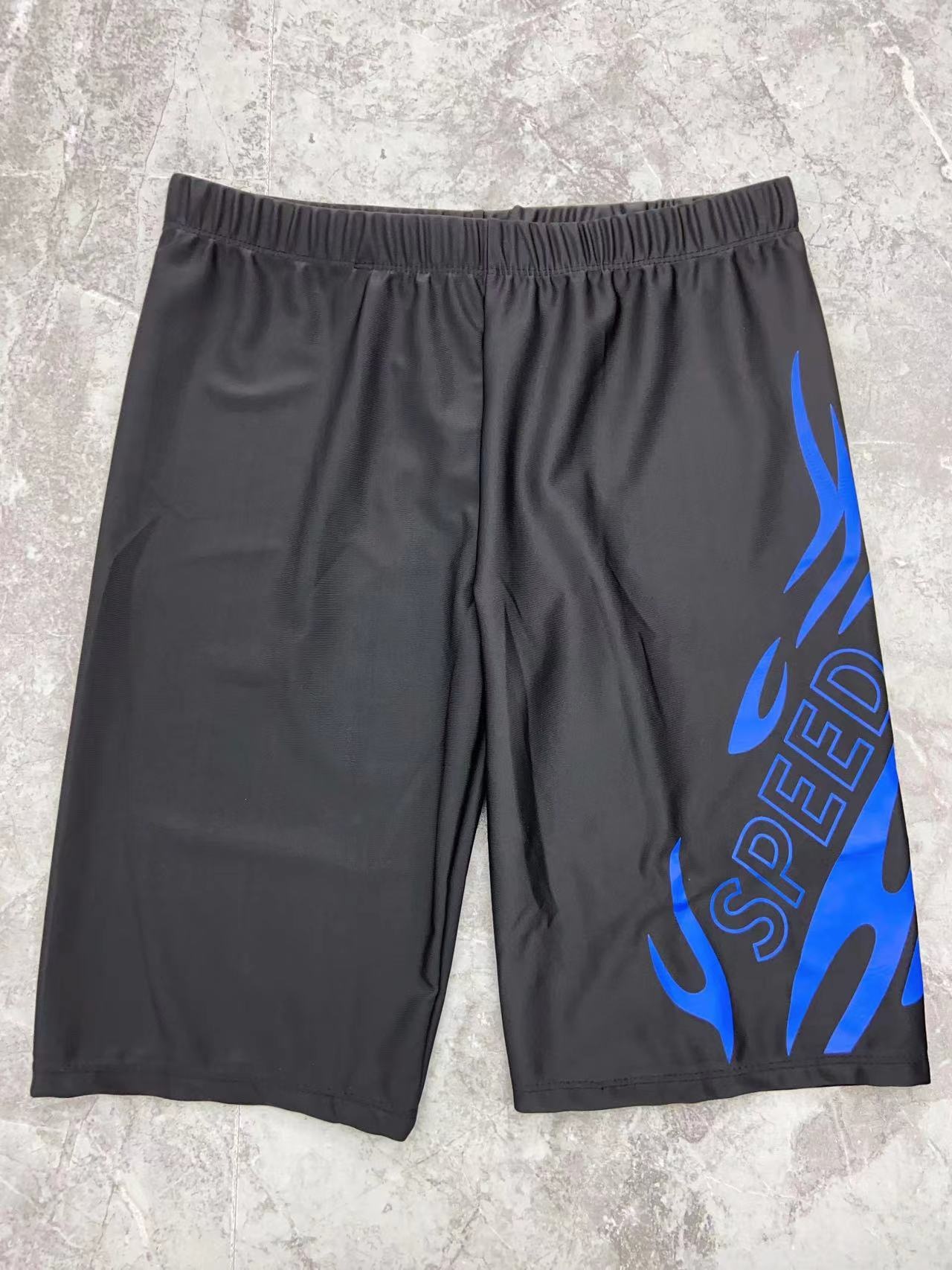 001 Bequeme Boxershorts für Erwachsene in Übergröße, Fünf-Punkt-Design, Badehose mit Blumenmuster für Herren_voghion.com