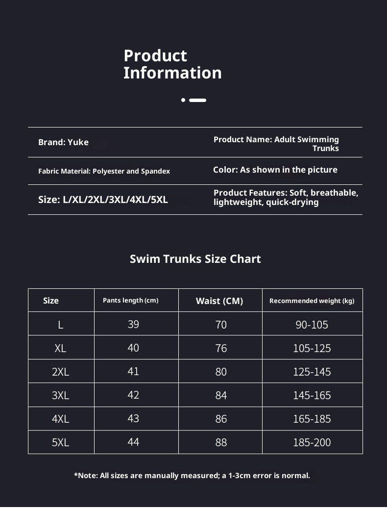 001 Adult Trunks New Professional Quick-Dry Two-Layer Loose Large Size Double-Layer Anti-Embarrassment Swimming Gear Set_voghion.com