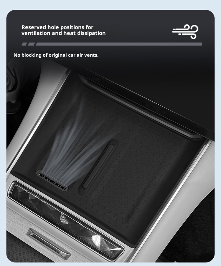 Suitable For 24 Models Xingtu Xingjiyuan ES Central Control Wireless Charging Panel Silicone Anti-Slip Dustproof Storage_voghion.com