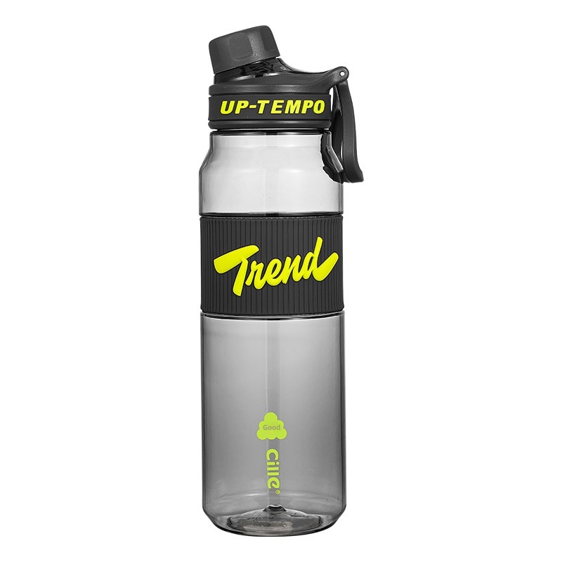 001 Xile Borraccia sportiva portatile per studenti, in plastica, da uomo, con capacità extra large_voghion.com