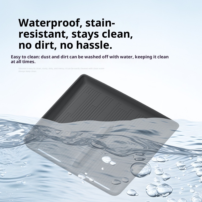 Suitable For Xpeng New P7 Central Control Wireless Charging Silicone Dustproof Protective Pad Car Interior Protection_voghion.com