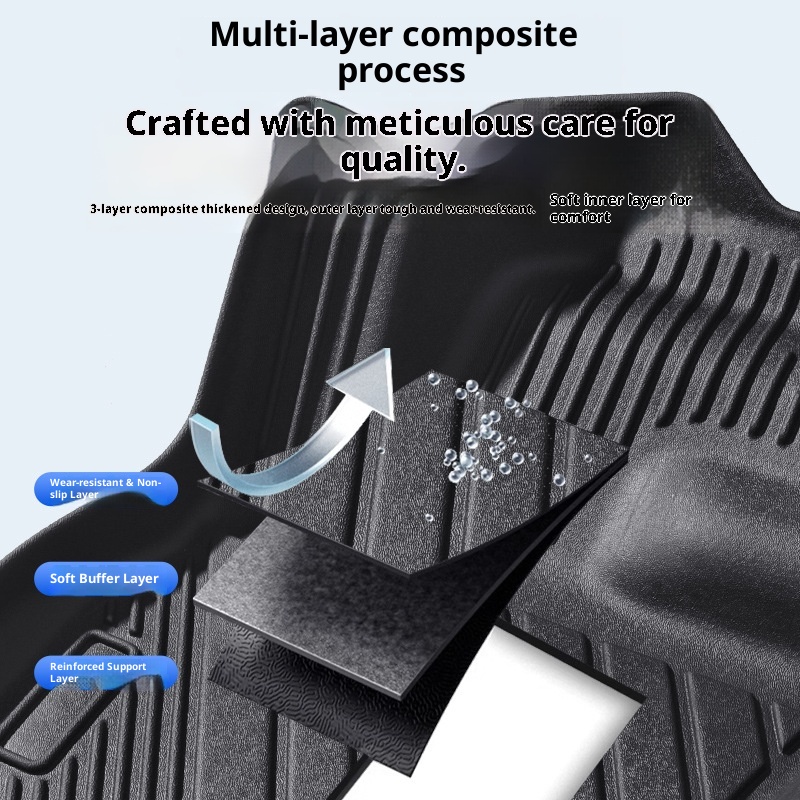 Suitable For Honda Accord Civic CRV Avista XNV Lingpai Special No Odor Full Surround TPE Car Floor Mats_voghion.com
