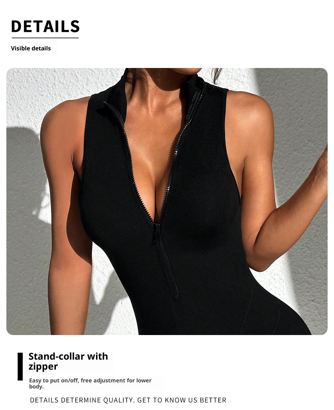 ActiveGo ActiveGo Hujin Cross-Border European And American Zipper Short Sleeve Shorts Yoga For Women Outdoor Fitness Tight Sports Jumpsuit_voghion.com