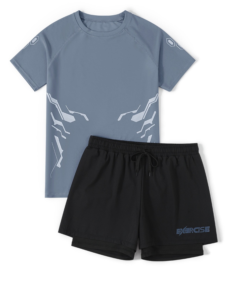 001 Herren-Badeanzug und Badehose 2024 Neue Jugend- und Erwachsenen-Schnelltrocknungs-Bademode in Übergrößen Komplettes Set Schwimmausrüstung_voghion.com