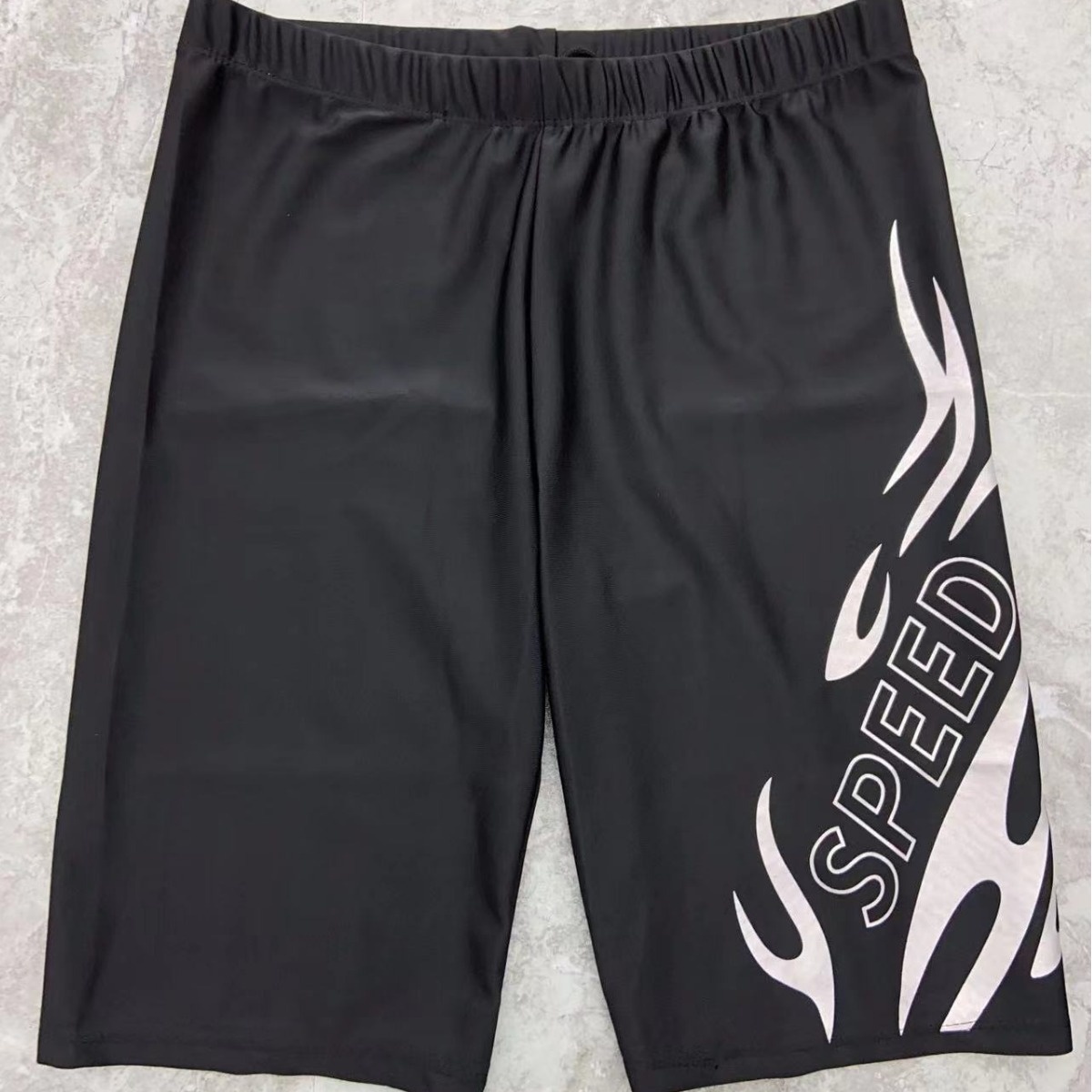 001 Bequeme Boxershorts für Erwachsene in Übergröße, Fünf-Punkt-Design, Badehose mit Blumenmuster für Herren_voghion.com