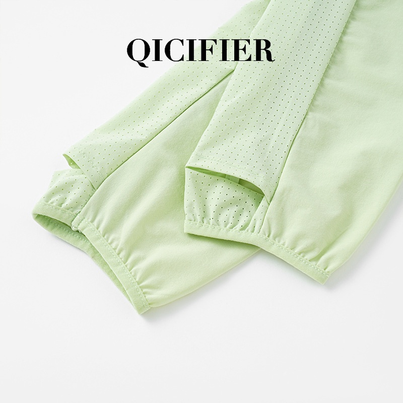 ActiveGo ActiveGo QCFE Qiancai Feier Summer Outdoor Sports Yoga Fitness Running Hooded Ice Feel Sun Protection Jacket For Women 3031_voghion.com