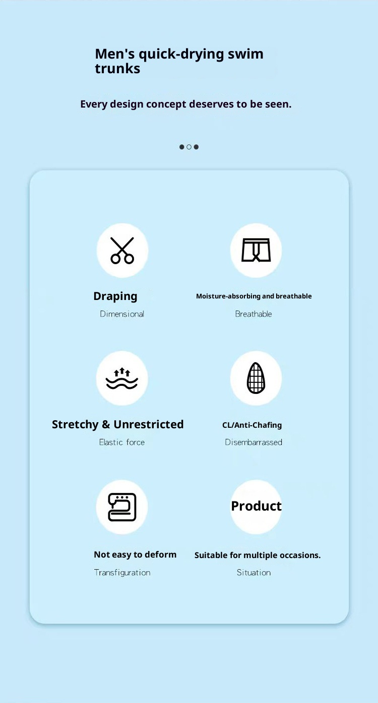 001 Heren Volwassen Comfortabele Boxershorts Plus Size Gear Snel Drogende Badkleding Zwembroek_voghion.com