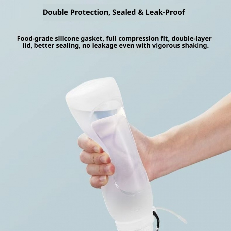 001 Tazza pieghevole in silicone per sport all'aria aperta, borraccia portatile, per ciclismo, viaggi d'affari, articoli da viaggio pratici e multifunzionali_voghion.com