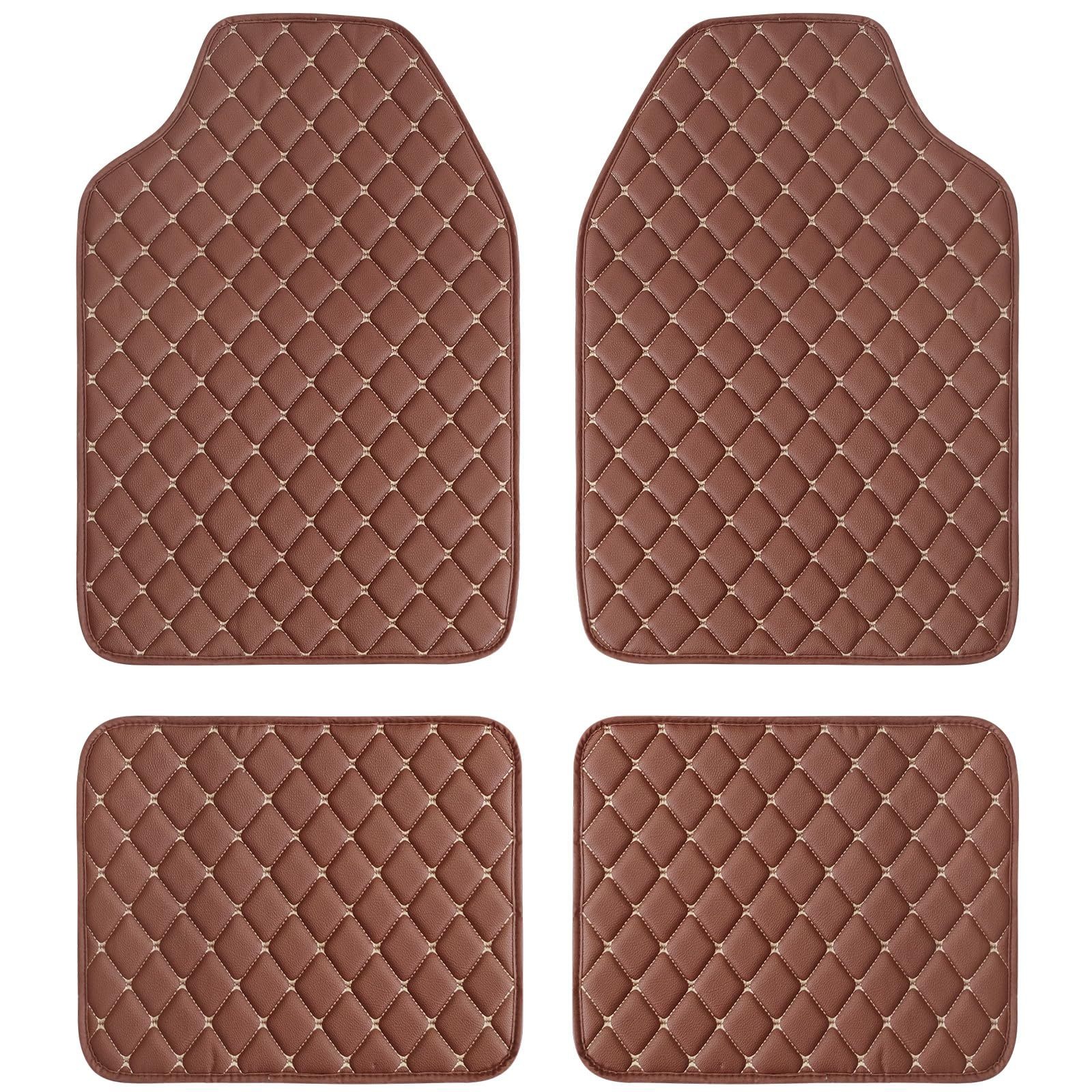 Small Deng Small Deng Cross-border Universal Car Floor Mats Waterproof Dirt-resistant Non-slip Quilted_voghion.com