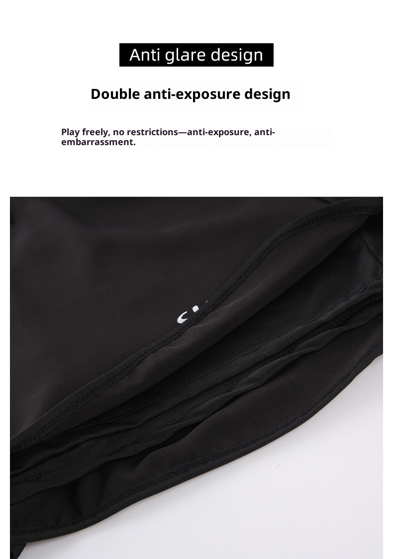 001 Anti-Embarrassment Professional Trunks Men's 2024 New Hot Spring Swimming Gear Full Set_voghion.com