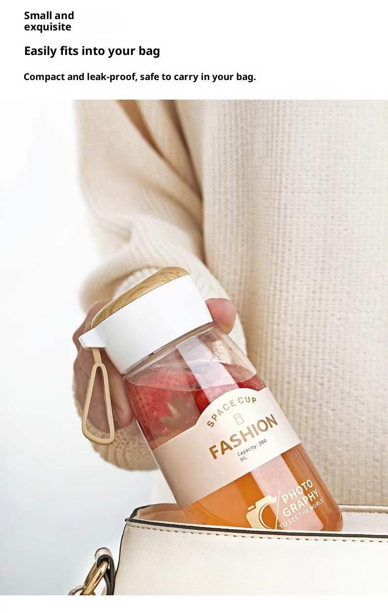 001 Spazio Uomini e Donne Studenti Sport Tè Portatile Anti-caduta All'aperto Piccolo Carino Casual Tazza d'Acqua in Plastica_voghion.com