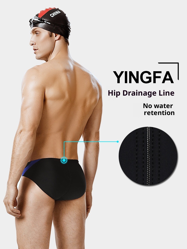 001 Yingfa Herren-Triangel-Badehose, Rennbadehose für Erwachsene, professionelles Training, Wettkampfbademode 9617_voghion.com