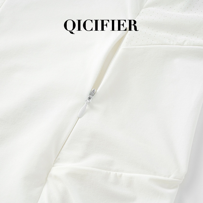 ActiveGo ActiveGo QCFE Qiancai Feier Summer Outdoor Sports Yoga Fitness Running Hooded Ice Feel Sun Protection Jacket For Women 3031_voghion.com