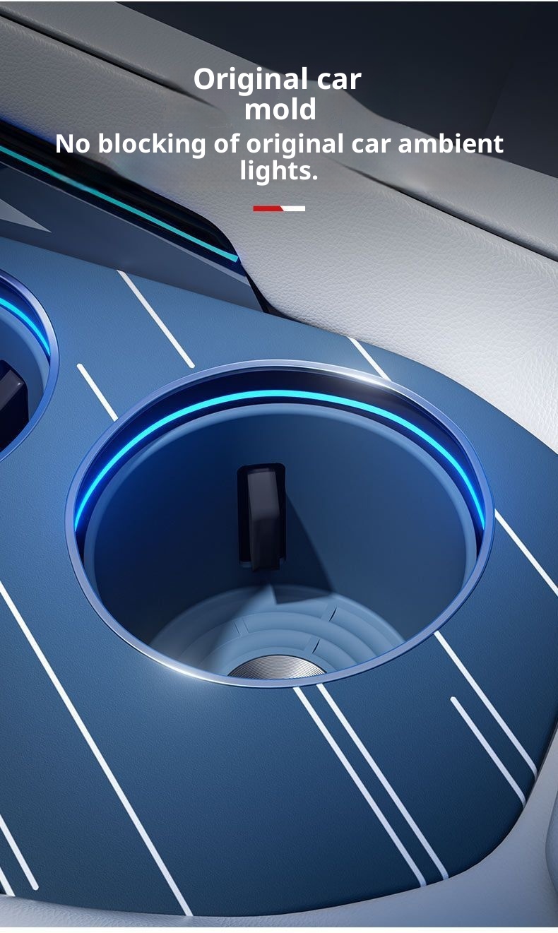 Kompatibel mit Geekyship 001 Zentralbedienfeld Silikonhalterhülle Spezialzubehör Auto-Bechermatte Dekoration für_voghion.com