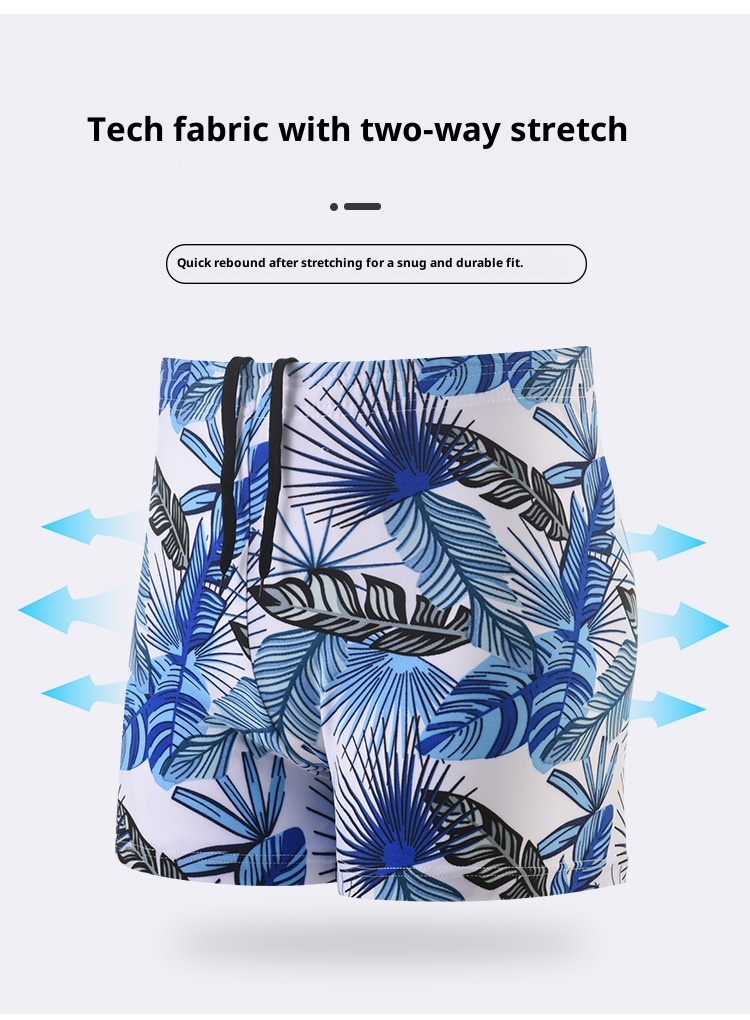 001 Neue Herren-Badehose mit Anti-Peinlichkeits-Print, modisch, große Größe, locker, aus Polyester, mit Kordelzug, für Strandurlaub_voghion.com