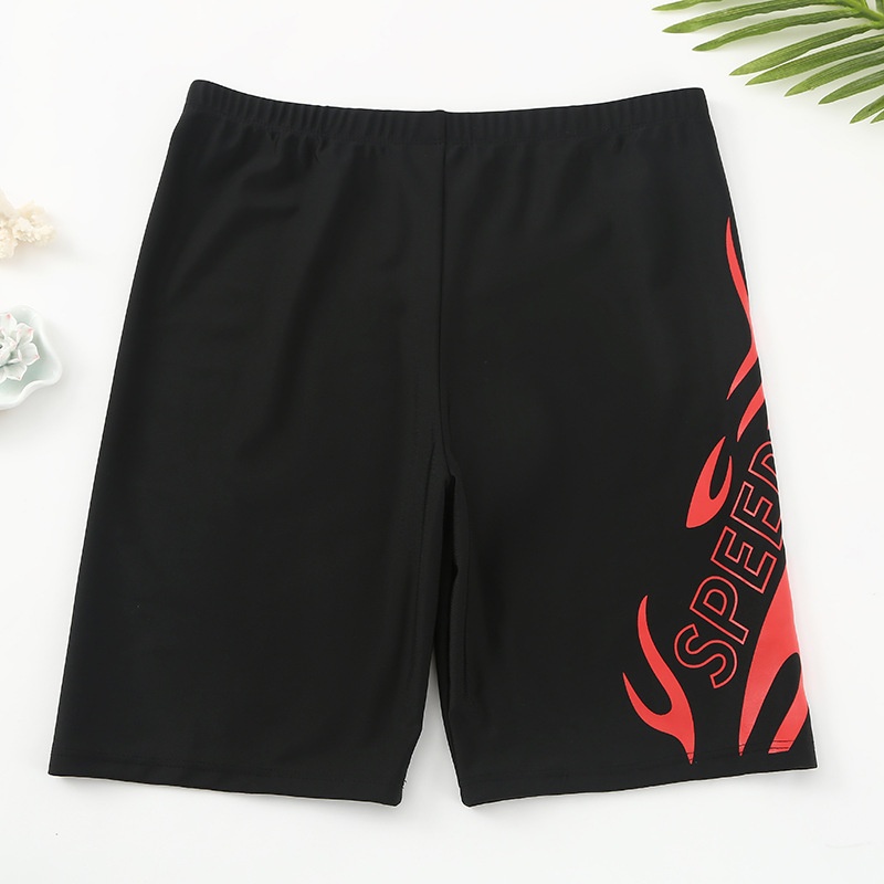 001 Men's Adult Quick-Dry Five-Point Swim Loose Plus Size Anti-Embarrassment Beach Hot Spring Swimming Trunks Manufacturer_voghion.com