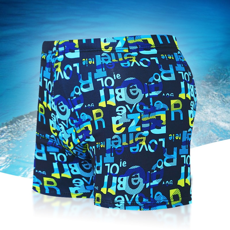 001 Adult Men's Multi-Color Options Hot Spring Bathing Boxer Shorts Comfortable Non-Tight Tie Safety Anti-Embarrassment Swim_voghion.com