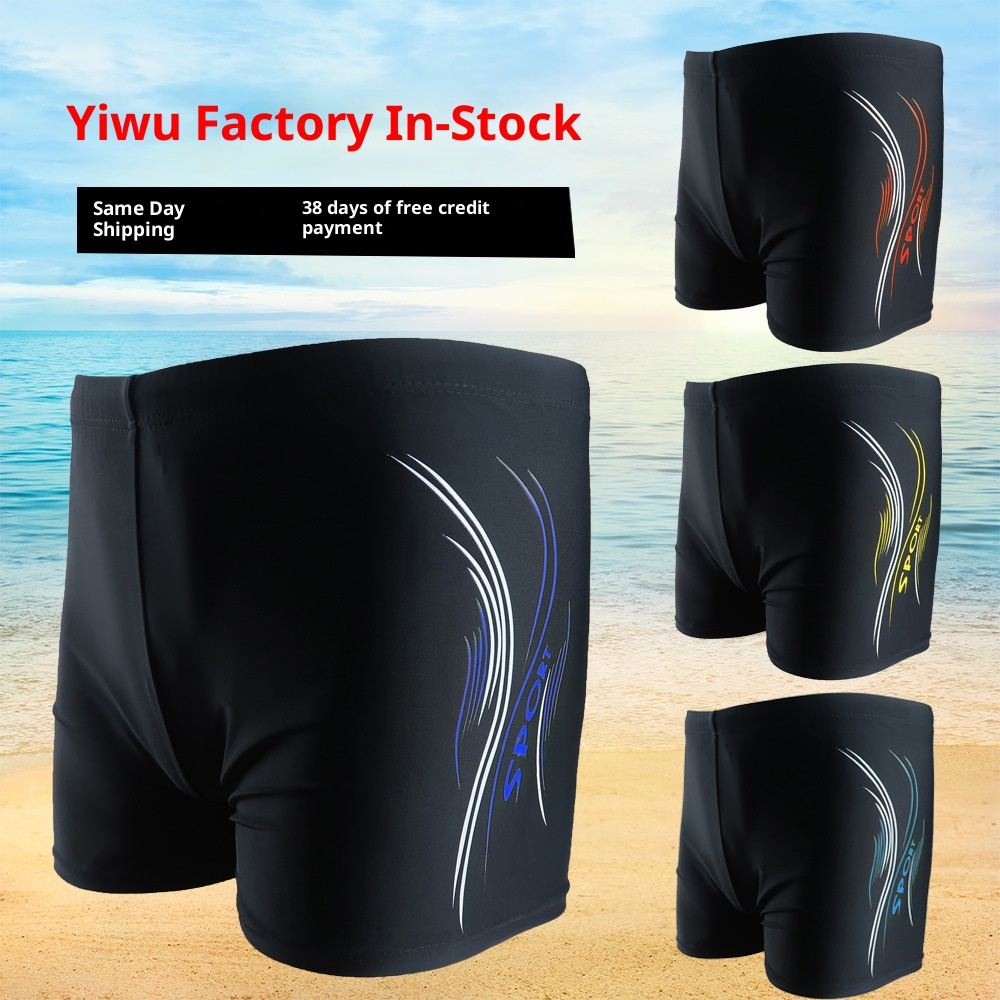 001 Yiwu Factory, boxer da uomo per adulti, vestibilità slim, alla moda, in nylon, ad asciugatura rapida, produttore, in magazzino all'ingrosso_voghion.com