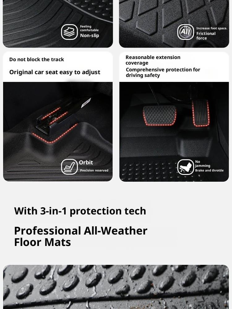 Xiaodeng TPE-Autofußmatten, passgenau für Mercedes E-Klasse W213 (2017–2023)_voghion.com