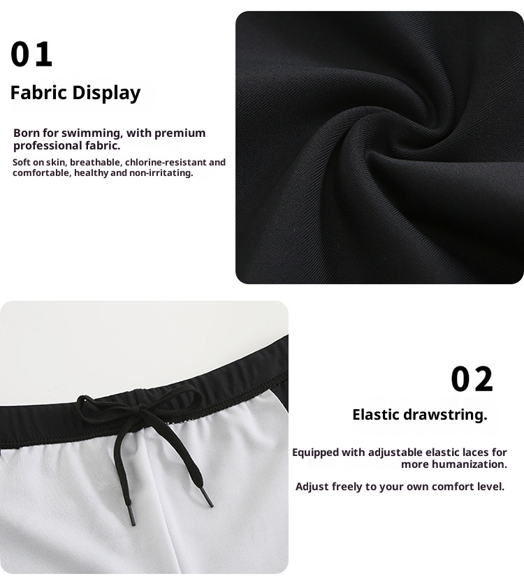 001 Herren-Badeshorts für Erwachsene, hochelastisch, direkt vom Hersteller, locker, bequem, bedruckt, schnelltrocknend_voghion.com