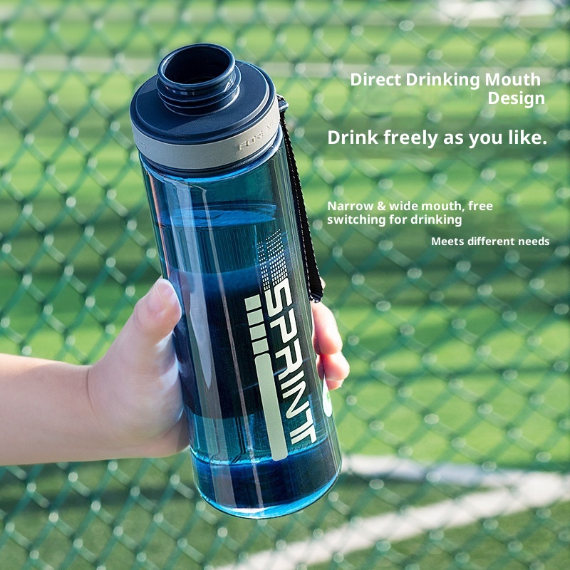 001 Große Trinkflasche für Männer, Sommer-Outdoor-Becher, Sport-Trinkflasche, bruchfester Kunststoff, hitzebeständig_voghion.com