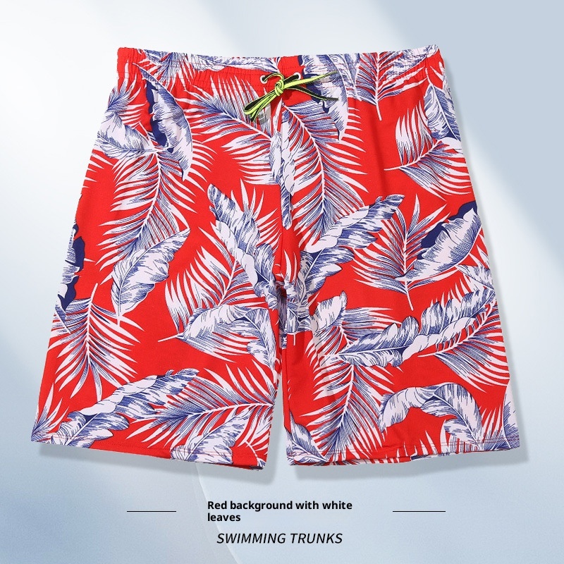 001 Bedruckte Boxershorts für Herren, modische Badehosen im Großhandelsstil, ideal für Strand und heiße Quellen, die peinliche Momente vermeiden_voghion.com