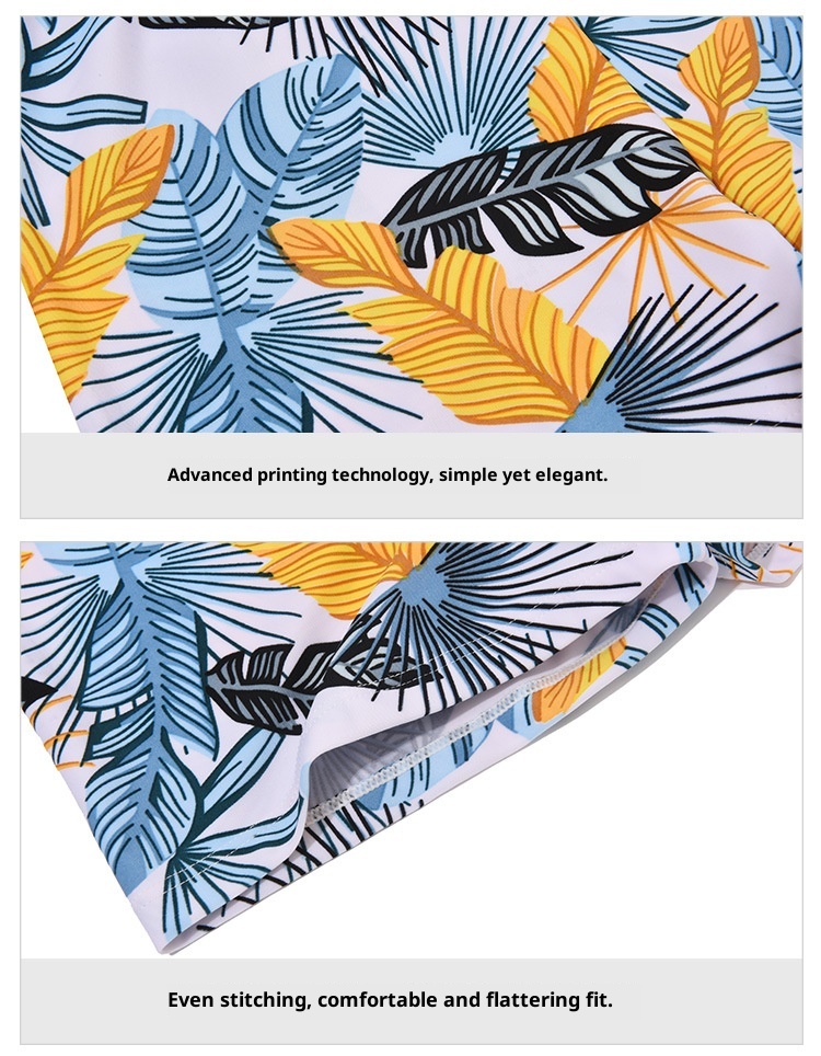 001 2025 Neue Badehose, Anti-Peinlichkeits-Strand-Badeshorts für Erwachsene, Herren, bedruckt, modisch, locker, aus Polyester, mit Kordelzug_voghion.com