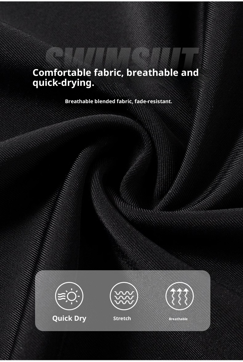 001 Herren-Boxershorts, Dreiviertel-Badehose, schnelltrocknend, Übergröße, Bademode_voghion.com